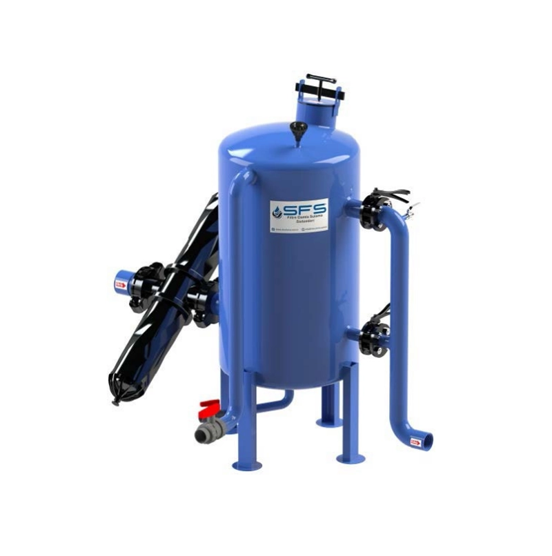 Standard algae filter with backwash