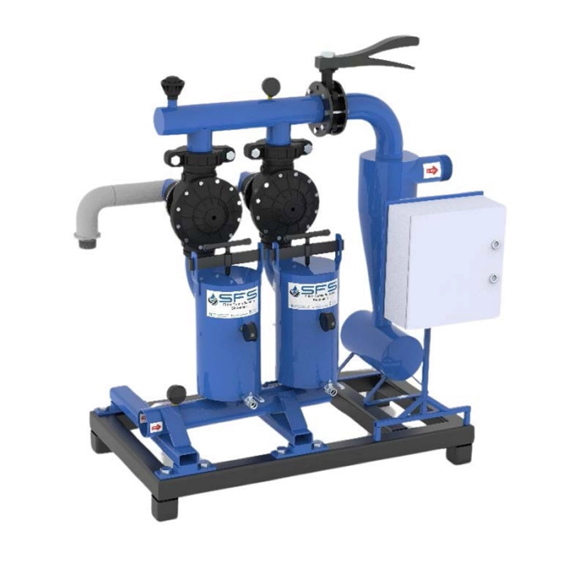 Backwash automation system (with metal filter)