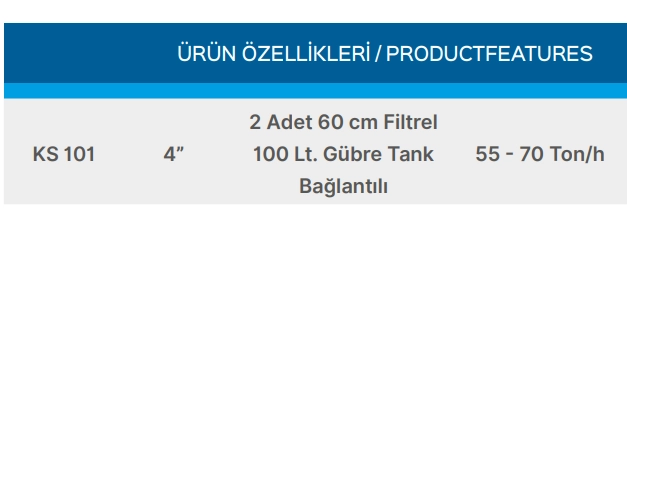 Teknik Veriler Tablosu