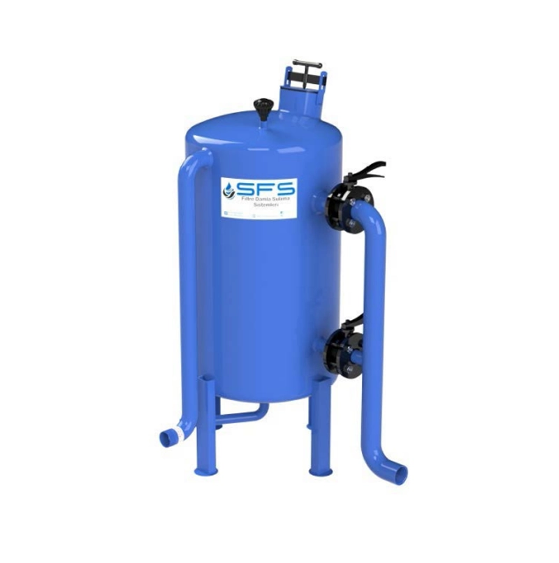 Algae filter with backwash